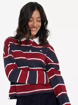 Поло с длинным рукавом женское Robe di Kappa, Красный