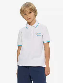 Поло спортивное для мальчика Choupette, Белый