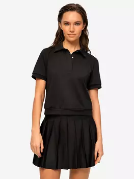Поло женское RAQUETA SPORT High-grade, Total Black, Черный