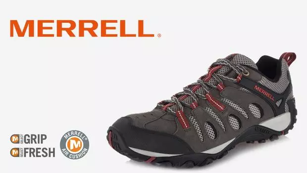 Полуботинки мужские Merrell Crosslander Vent, Серый, размер 40