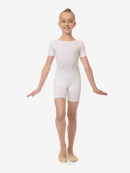 Полукомбинезон гимнастический SKAT, Белый