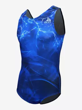 Полукомбинезон гимнастический SKAT, Синий