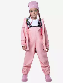 Полукомбинезон непромокаемый детский NIKASTYLE, Розовый