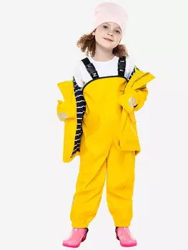 Полукомбинезон непромокаемый детский NIKASTYLE, Желтый