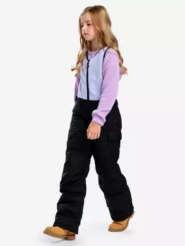 Полукомбинезон с флисовым верхом черный Button Blue, Черный