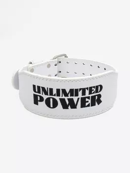 Пояс Unlimited Power атлетический PRO, Белый
