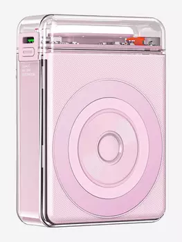 Повербанк быстрой зарядки 10000 мАч KEEPHONE Nova Power / Беспроводной блок питания PD 15W Встроенный ночник — Розовый, Розовый