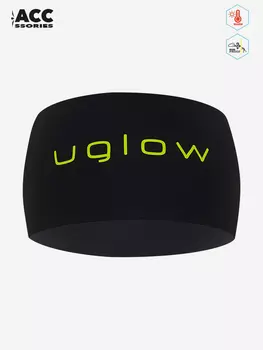 Повязка UGLOW, черный желтый, Черный
