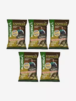 Прикормка ALLVEGA "Formula Universal Big Fish" 0,9кг (УНИВЕРСАЛЬНАЯ КРУПНАЯ РЫБА) 5 пакетов по 0,9, Желтый