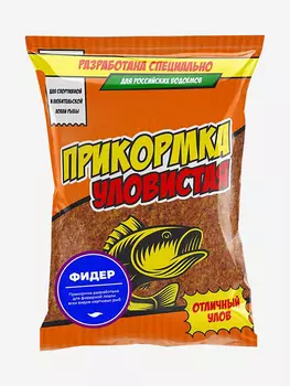 Прикормка ALLVEGA "УЛОВИСТАЯ" 0.8кг ФИДЕР ЛЕЩ. ПЛОТВА. КАРАСЬ (ОРЕХ) 5 пакетов по 0.8 кг, Коричневый