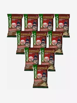 Прикормка натуральная ALLVEGA "Formula Gardon" (ПЛОТВА) 10 пакетов по 0,9 кг., Коричневый