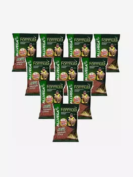Прикормка натуральная ALLVEGA "Formula Red Bream" 0,9кг (КРАСНЫЙ ЛЕЩ) 10 пакетов по 0,9 кг., Красный