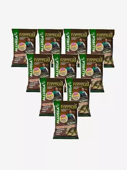 Прикормка натуральная ALLVEGA "Formula Universal Feeder" (УНИВЕРСАЛЬНАЯ ФИДЕР) 10 пакетов по 0,9 кг., Коричневый