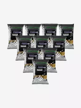 Прикормка натуральная ALLVEGA "Team Allvega Feeder" (ФИДЕР) 10 пакетов по 1 кг., Коричневый