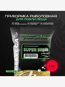 Прикормка рыболовная Team Allvega супер лещ 1кг, Желтый