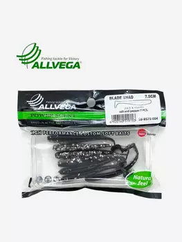 Приманка съедобная ALLVEGA "Blade Shad" 7,5, Черный