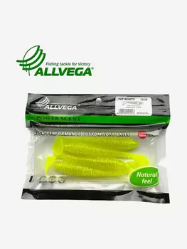 Приманка съедобная ALLVEGA "Fat Bonito" 12см (4шт.), Зеленый