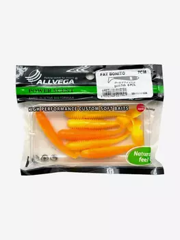Приманка съедобная ALLVEGA "Fat Bonito" 7см 2,5г, Оранжевый