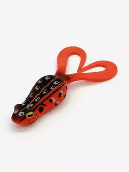 Приманка силиконовая DAIWA Bait Junkie Kikker Curly Mud brown 1 упаковка, Мультицвет