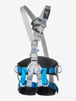 Привязь страховочная для положения сидя с интегрированным поясом для удержания и позиционирования унисекс VENTO «Высота 016», размер 2, Синий