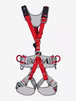 Привязь страховочная для положения сидя с интегрированным поясом для удержания и позиционирования унисекс VENTO "Профи Эксперт", размер 1, Красный