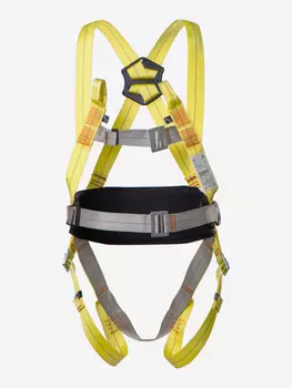 Привязь страховочная с интегрированным поясом для удержания и позиционирования унисекс VENTO "Альфа 2.5", размер 1, Желтый