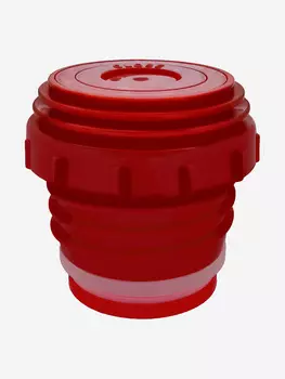 Пробка с кнопкой для термосов с диаметром горлышка 5 см Relaxika 101 и 102 серии, Красный