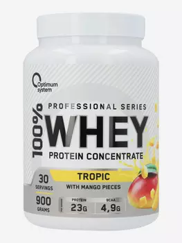 Протеин Optimum System "Тропик", 900 г, Белый
