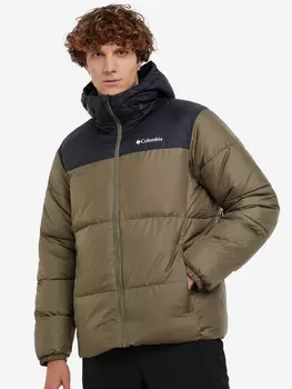 Пуховик мужской Columbia Puffect Hooded Jacket, Зеленый