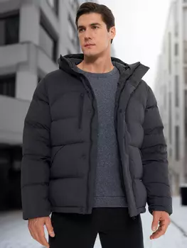 Пуховик мужской Jack Wolfskin Roemertor, Серый