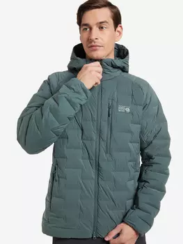 Пуховик мужской Mountain Hardwear Stretchdown™ Hoody, Зеленый, размер 46