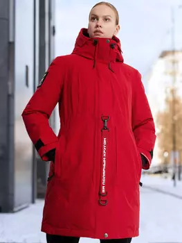 Пуховик женский Bask Kheta, Красный