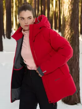 Пуховик женский Bask Tierra, Красный