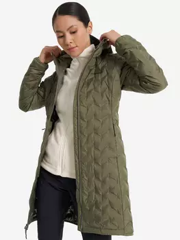 Пуховик женский Columbia Delta Ridge II Long Down Jacket, Зеленый