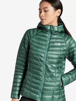 Пуховик женский Mountain Hardwear Ghost Whisperer/2™ Hoody, Зеленый, размер 50