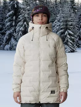 Пуховик женский Mountain Hardwear Stretchdown, Бежевый