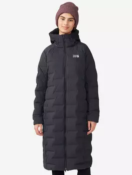 Пуховик женский Mountain Hardwear Stretchdown Long Parka, Черный