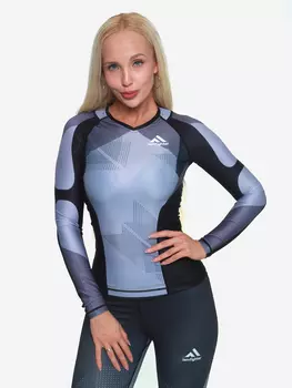 Рашгард с длинным рукавом IAMFIGHTER, Голубой