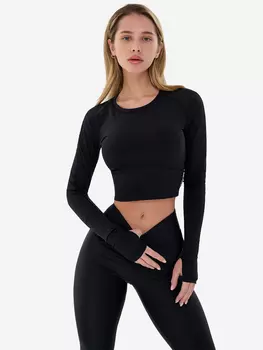 Рашгард женский Bona Fashion Activity Rash "Black", Черный