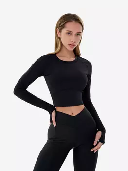 Рашгард женский Bona Fashion Activity Rash "Black", Черный