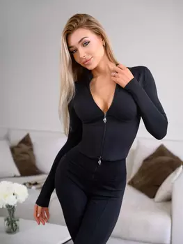 Рашгард женский Сorset Rashguard Black, Черный