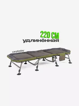 Раскладушка CARPTODAY Comfort Bed 8 Leg L, Зеленый