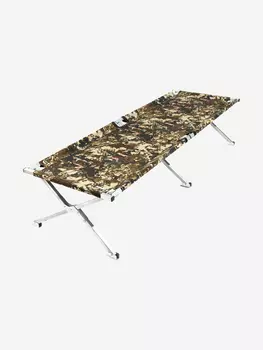 Раскладушка туристическаяСледопыт в чехле, 1950х650х400 мм, труба оцинкованная 25х25 мм, Зеленый