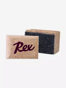 Растирка пробковая с фетровым аппликатором REX, Бежевый