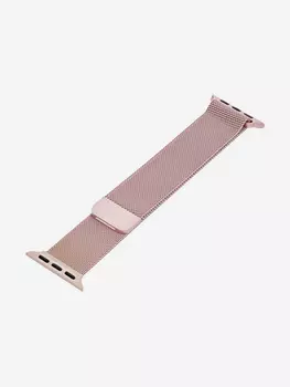 Ремешок для часов Apple Watch 41/40/38 mm Mutural Оригинал, ультралегкий металлический на магните — розовое золото, Розовый
