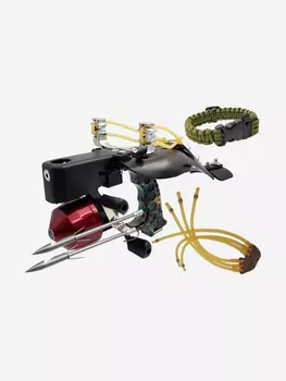 Рогатка Centershot Warwolf с комплектом для боуфишинга, Черный