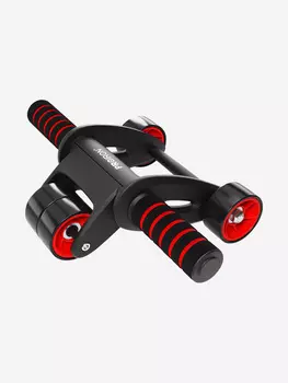 Ролик для пресса PROIRON в комплекте коврик 40х20 см, Черный