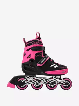 Роликовые коньки детские раздвижные Reaction Rainbow, Розовый