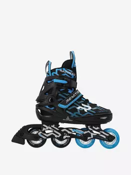 Роликовые коньки детские раздвижные Reaction Rainbow, Черный
