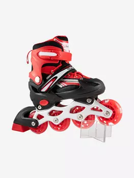 Роликовые коньки Star раздвижные детские, Красный